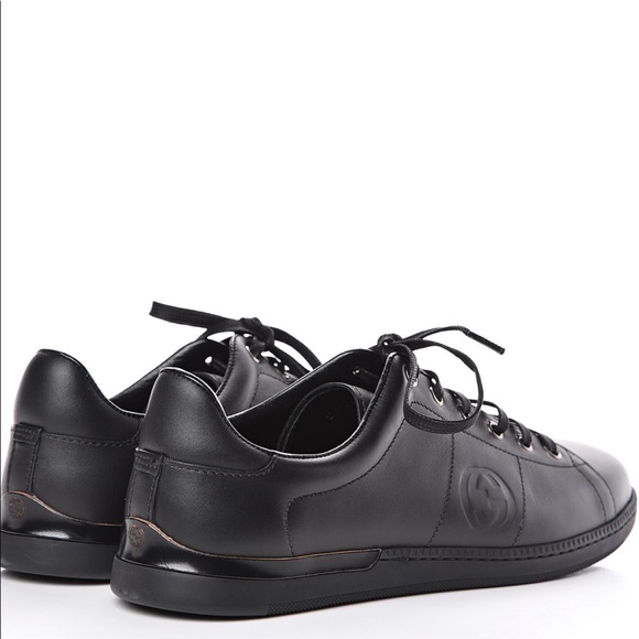 Gucci calfskin interlocking G womens sneakers. - Picture 5 of 5